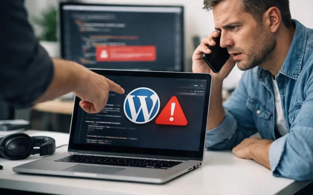 Assistance WordPress urgente en cas de panne