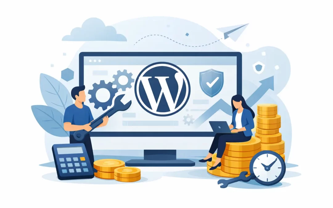 Combien coûte la maintenance d&rsquo;un site WordPress?