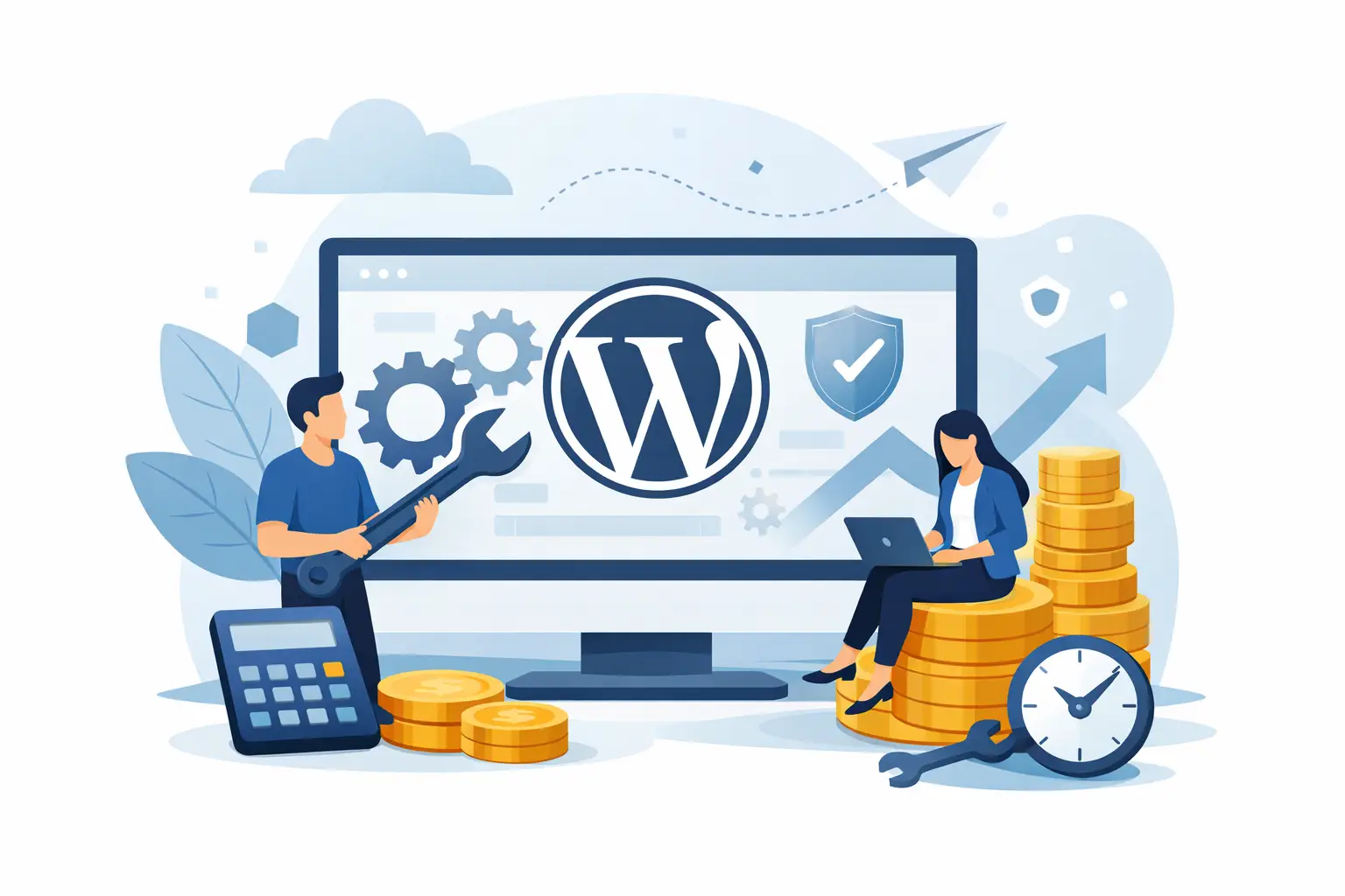 Combien coûte maintenance WordPress ?