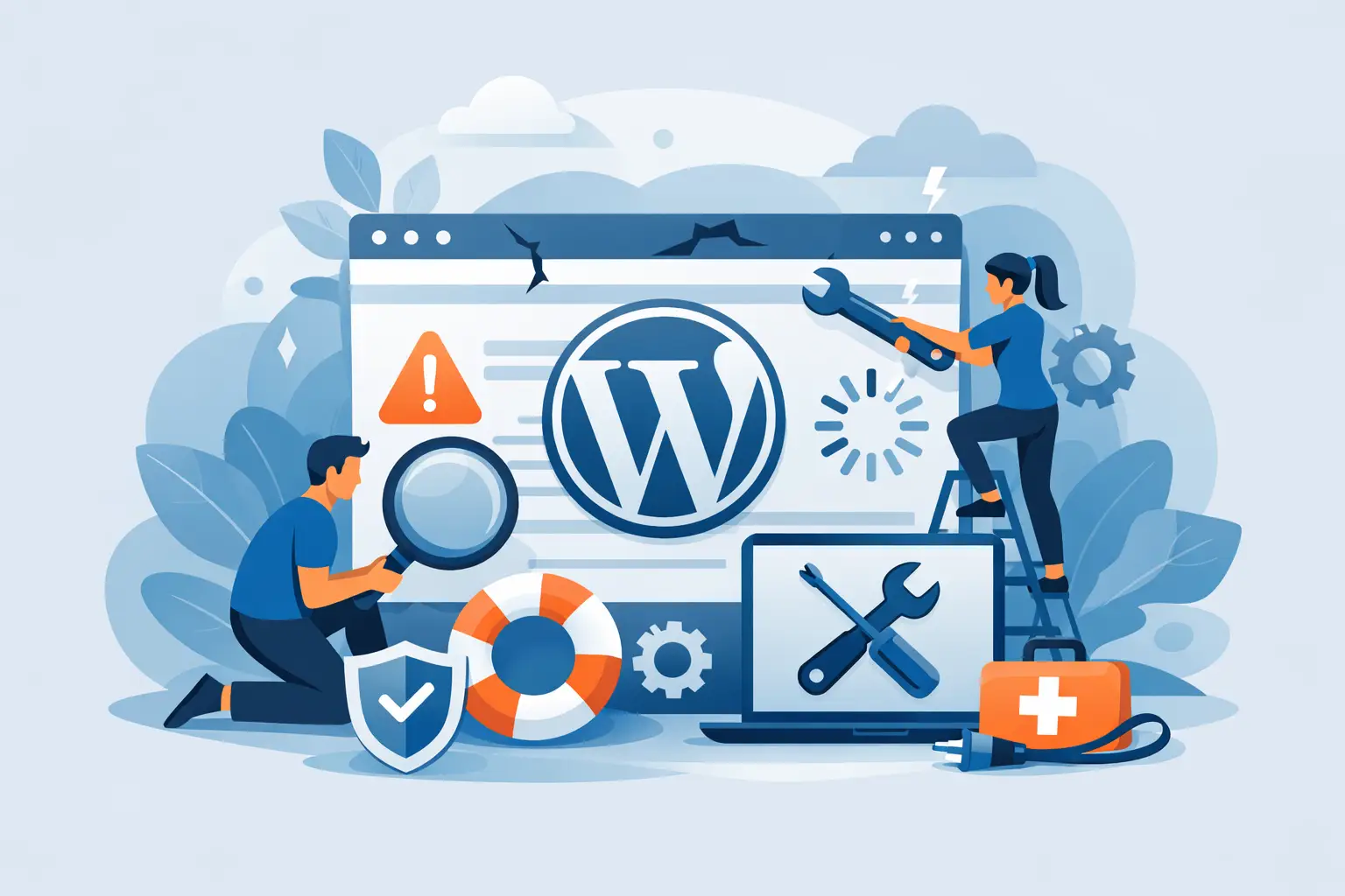 Dépannage site WordPress – agir vite, réparer bien Dépannage site WordPress - agir vite, réparer bien