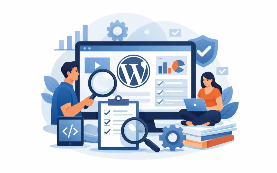 Audit technique WordPress: quoi vérifier
