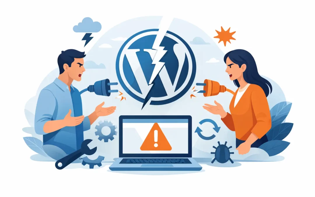 Comment résoudre conflit plugin WordPress