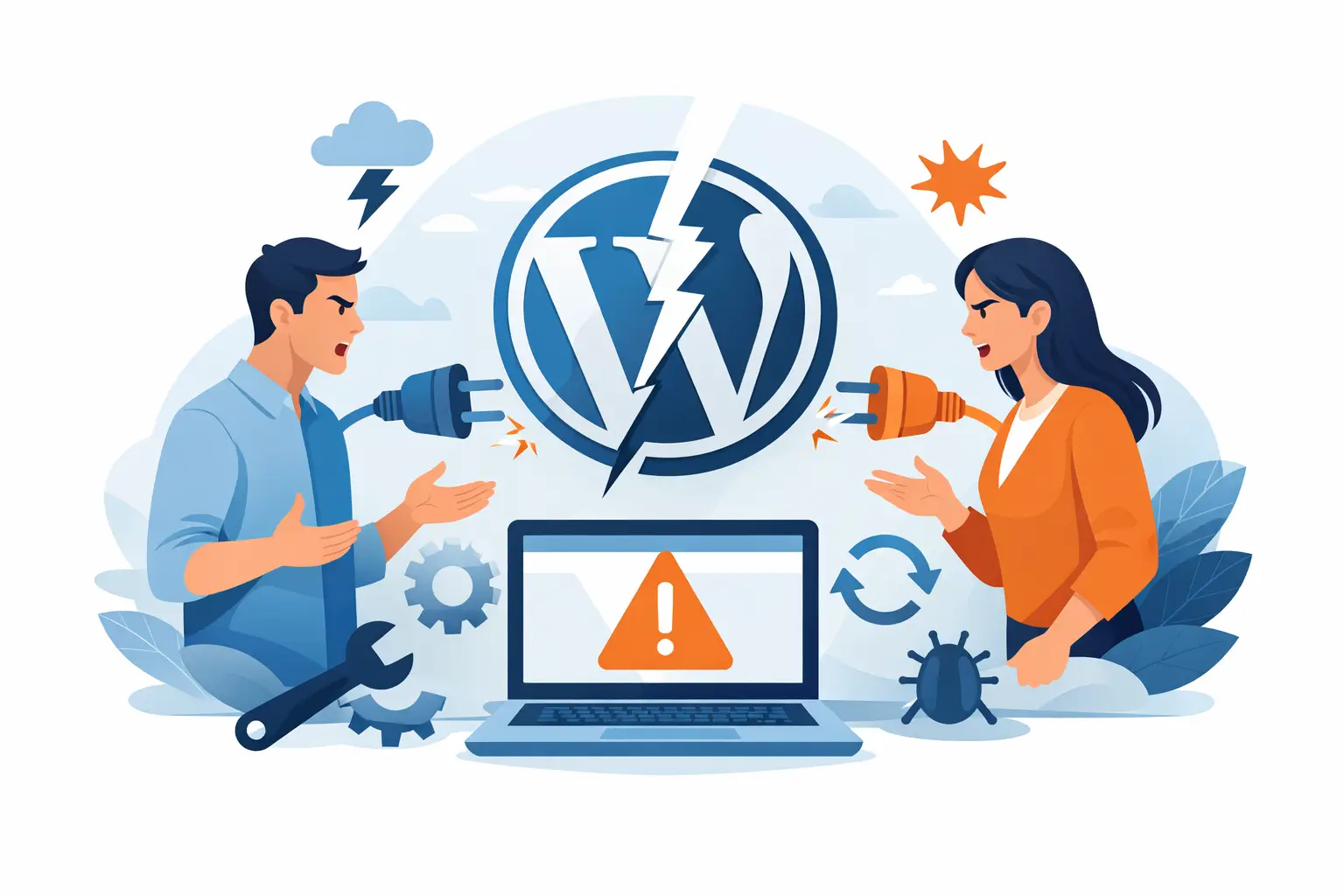 Comment résoudre conflit plugin WordPress